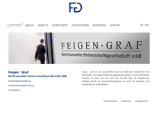 Tablet Screenshot of feigen-graf.de